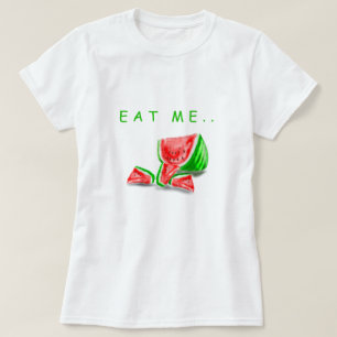 Funny T-Shirt with Watermelon - Custom Text