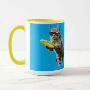 Funny Tabby Disc Golf Mug