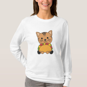 Funny Taco Cats Tacos Mexico Cute Cat T-Shirt