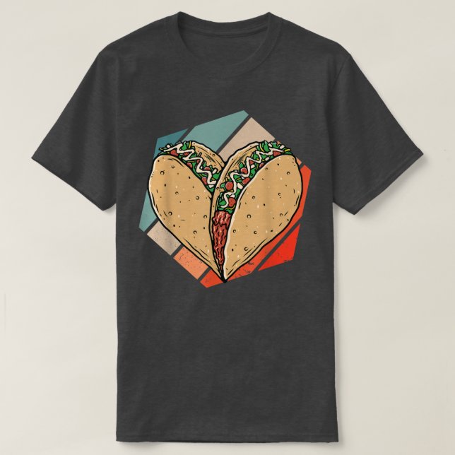 Funny Taco Cinco De Mayo Tacos Fun Lovers 900  T-Shirt (Design Front)