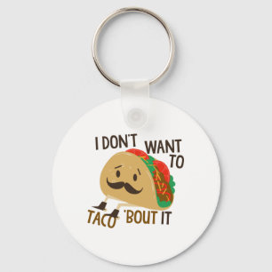 Funny Taco Key Ring