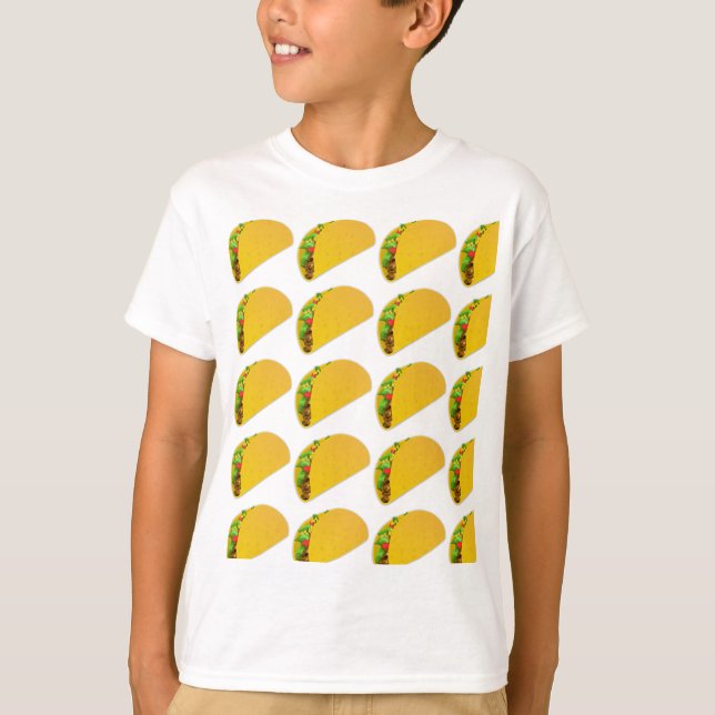 Funny Taco Kids T-shirts (Front)