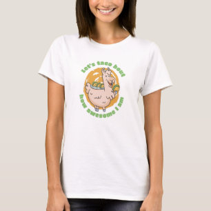 Funny Taco Llama T-Shirt