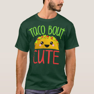 Funny Taco Lover Shirt TACO BOUT CUTE Girl Boy Kid