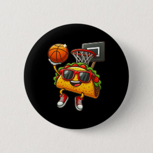 Funny Taco Playing Sketll Mexican Cinco De Mayo Ki 6 Cm Round Badge