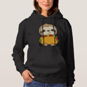 Funny Taco Sloth Sloths Cute Animal Hoodie