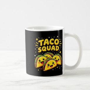 Funny Taco Squad Cinco De Mayo Mexican Food Fiesta Coffee Mug