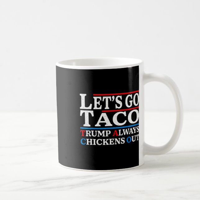 Funny Taco Vintage  Coffee Mug (Right)