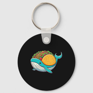 Funny Tacos Whale Ocean Kids Mens Womens Cinco De Key Ring