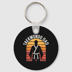Funny Taekwondo Dad Key Ring