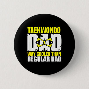 Funny Taekwondo Design For Men Women Taekwondo 6 Cm Round Badge