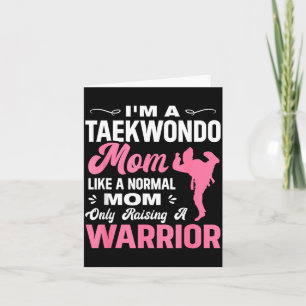 Funny Taekwondo Design For Men Women Taekwondo Card