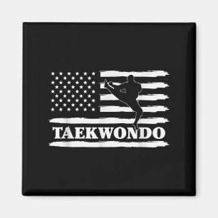 Funny Taekwondo Design For Men Women Taekwondo Magnet