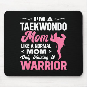 Funny Taekwondo Design For Men Women Taekwondo Mouse Pad