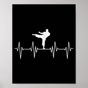 Funny Taekwondo Design For Men Women Taekwondo Poster