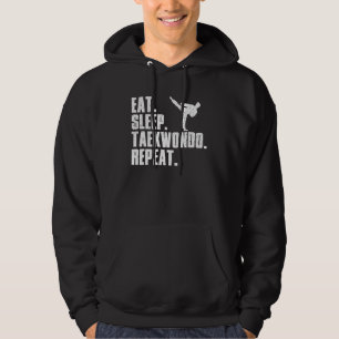 Funny Taekwondo For Boys Girls Tae Kwon Do Fighter Hoodie