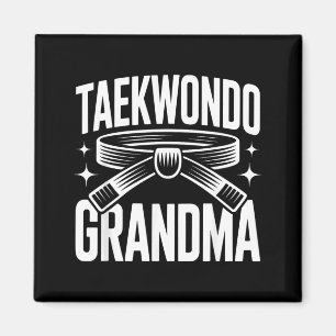 Funny Taekwondo Grandma Magnet