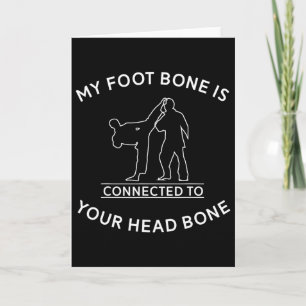Funny Taekwondo Karate Kickboxing Martial Arts Lov Card