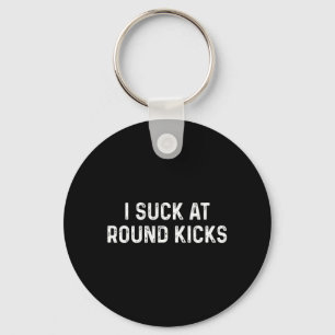 Funny Taekwondo Karate Round Kicks Key Ring