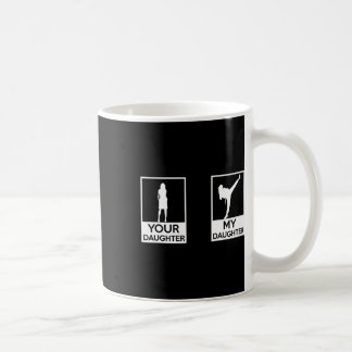 Funny Taekwondo Mum Dad Martial Arts Karate-girls Coffee Mug