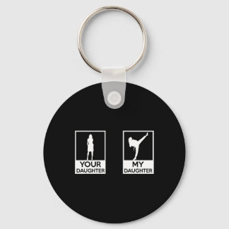 Funny Taekwondo Mum Dad Martial Arts Karate-girls  Key Ring