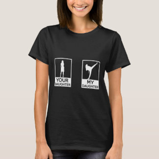 Funny Taekwondo Mum Dad Martial Arts Karate-girls T-Shirt