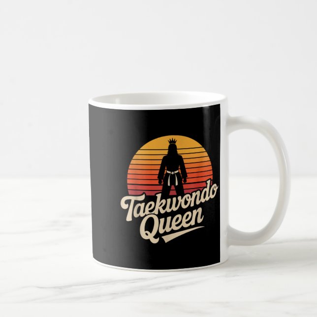 Funny Taekwondo Queen Coffee Mug (Right)