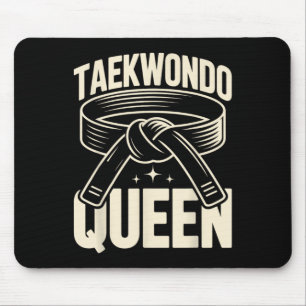 Funny Taekwondo Queen Mouse Pad