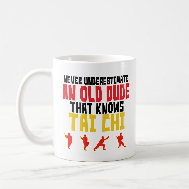 Funny Tai Chi Coach Instructor Coffee Mug (Left)