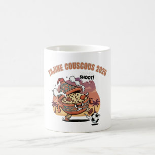 Funny Tajine & Couscous Soccer Character 2026 Coffee Mug