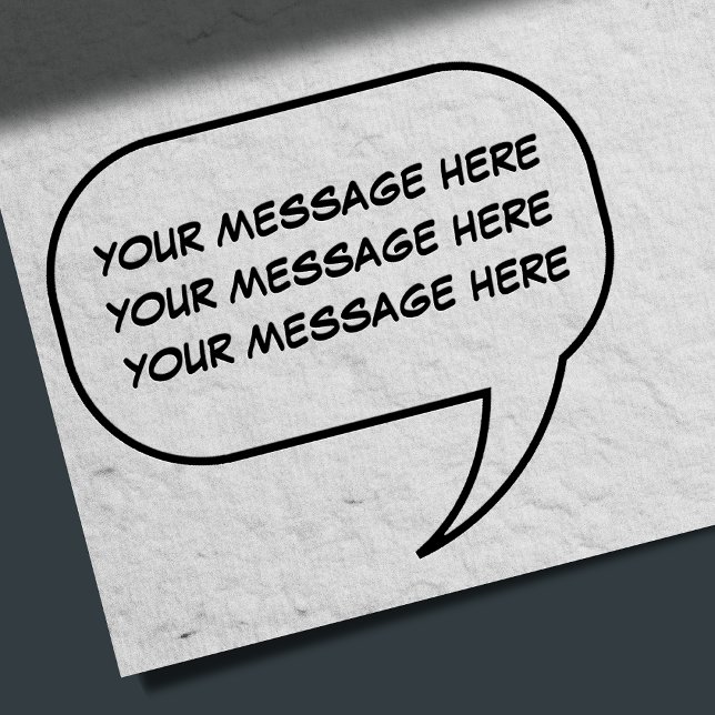 Funny Talk Call Out Novelty Rubber Stamp (Creator Uploaded)