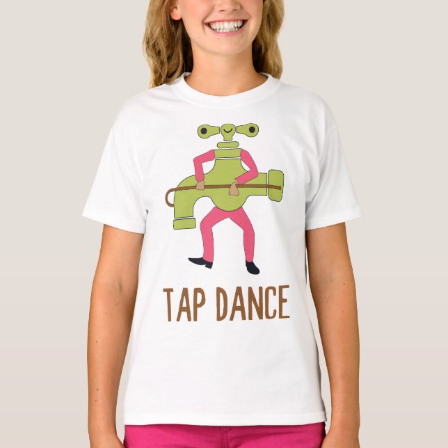 Funny Tap Dance Dancing Tap Dancer Pun Jokes Humor T-Shirt (Front)