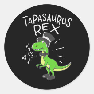 Funny Tap Dancing Gifts For Tap Dancers Dancing Di Classic Round Sticker