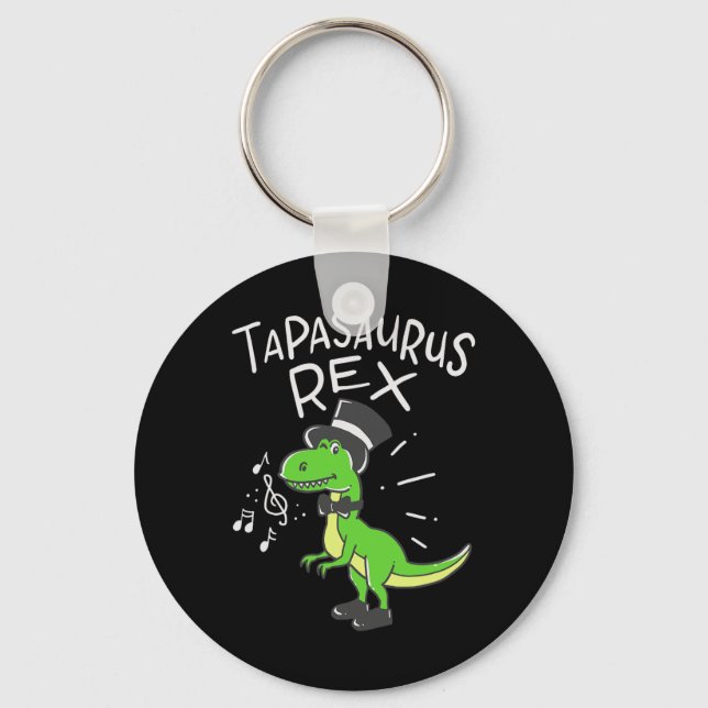 Funny Tap Dancing Gifts For Tap Dancers Dancing Di Key Ring (Front)