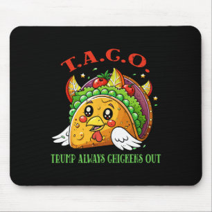 Funny Tariffs Meme Sarcastic Taco Trump Always Chi Mouse Pad