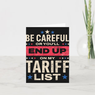 Funny Tariffs Meme Usa Pride Card