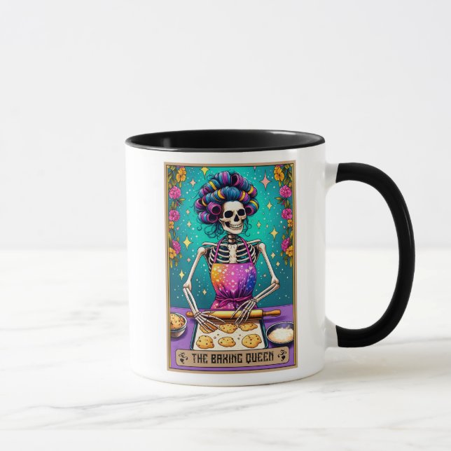 Funny Tarot Card/Mother's Day/The Baking Queen Mug (Right)