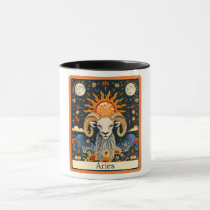 Funny Tarot Card/Zodiac/Aries Mug