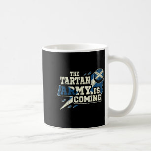 Funny Tartan Retro Scotland Well Be Coming Footbal Coffee Mug