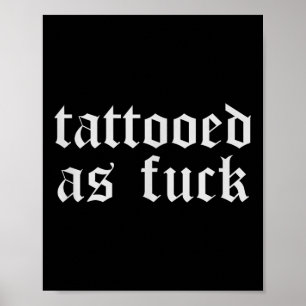 Funny Tattoo Shirts For Men Women Gift Tattooed As Poster