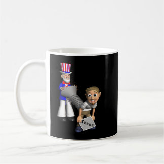 Funny Tax IRS Joke Taxpayer Humour Uncle Sam Screw Coffee Mug