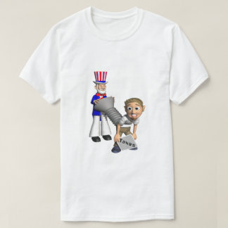 Funny Tax Shirt IRS Joke Taxday Humour Uncle Sam