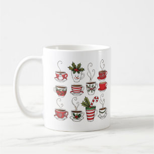 Funny tea mugs christmas time 