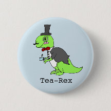 Funny 'Tea-rex' Dinosaur
