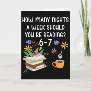 Funny Teacher 67 Six Seven Meme Reading 6-7 Book L Card