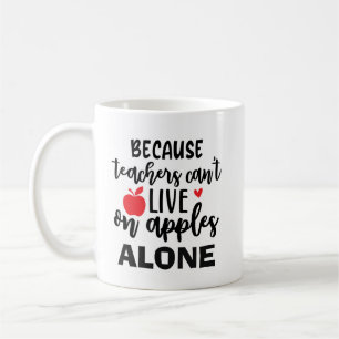 Funny Teacher Appreciation Coffee Lovers Mug