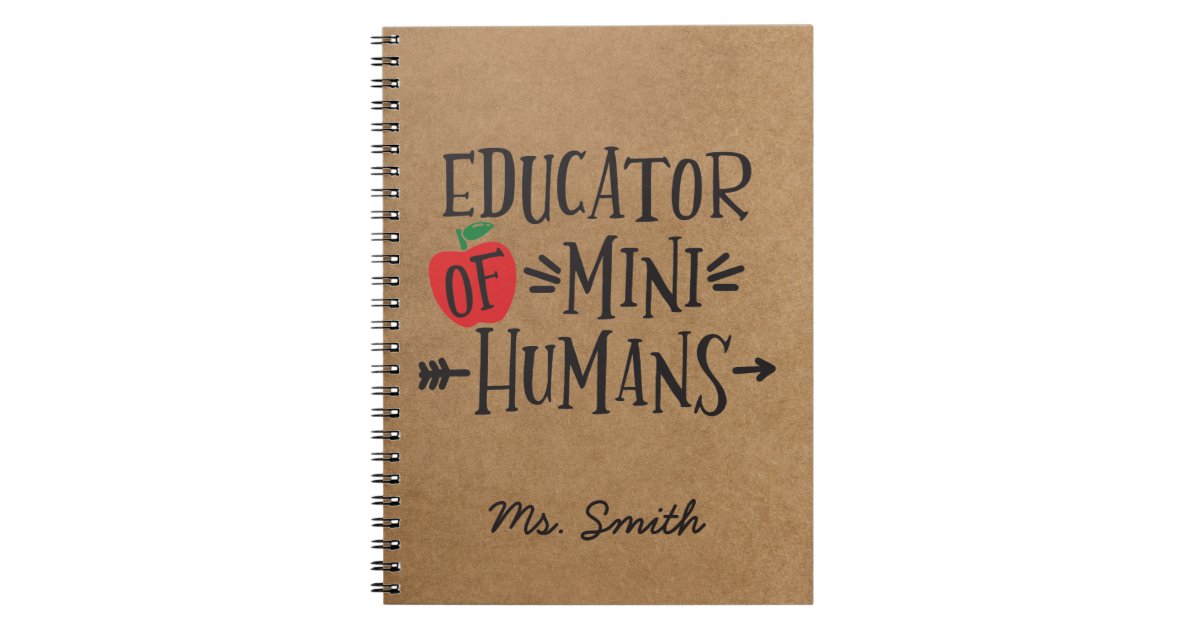 Funny Teacher Appreciation T Notebook Zazzle 3472