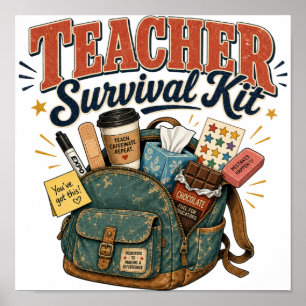 Funny Teacher Appreciation Gift Poster