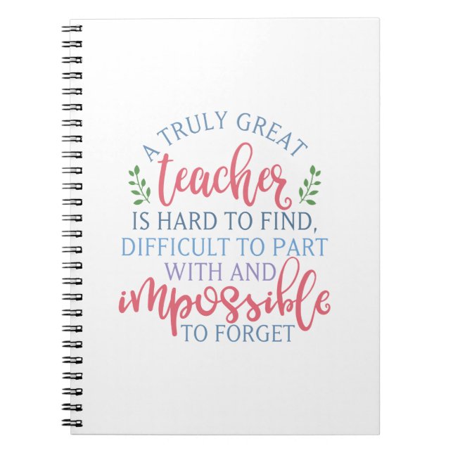 Funny Teacher Appreciation Principal Notebook (Front)