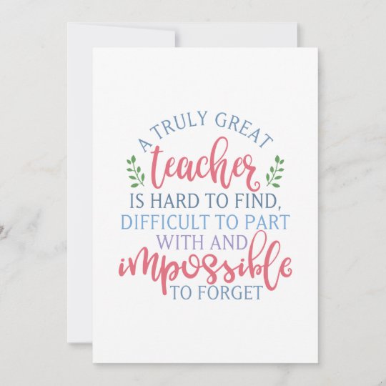 Funny Teacher Appreciation Principal Thank You Card | Zazzle.com.au